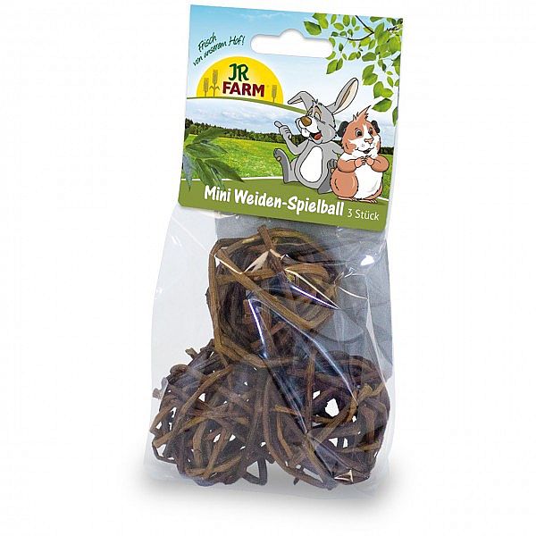JR FARM malé vŕbové loptičky 3ks/4cm, 3x20g
