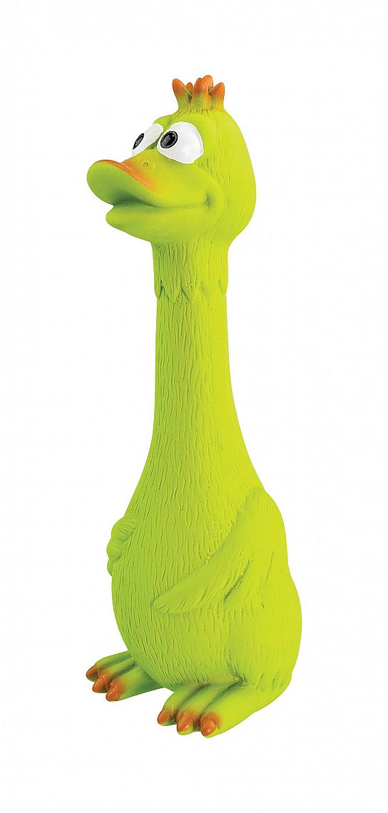 HHD Kačička sediaca 21cm, so zvukom,  latex
