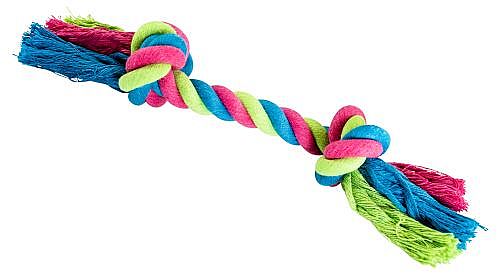 HHD bavlnený uzol 20cm/ 55g ružová, modrá, zelená