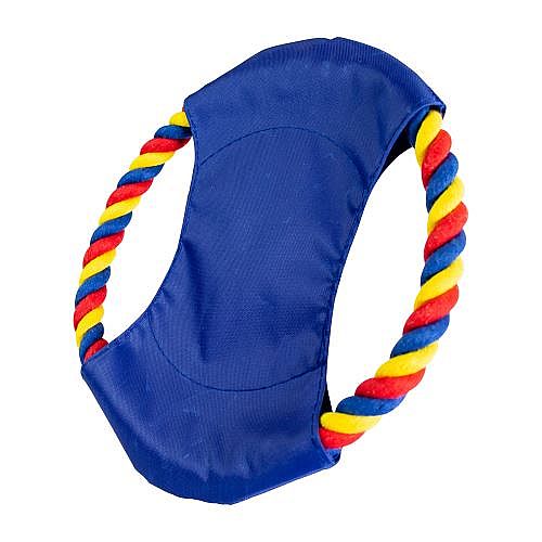 HHD bavlnený lietajúci disk 20cm/ 110g červená,modrá,biela