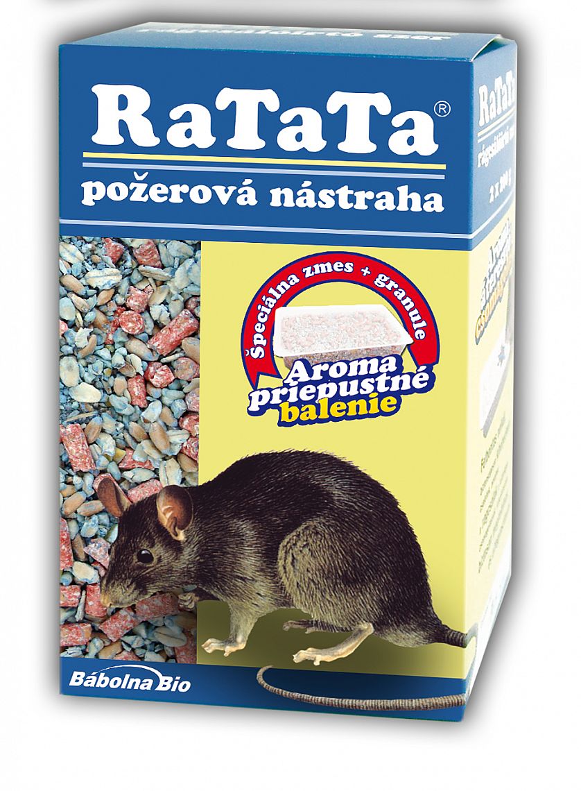 RaTaTa nástraha na potkany 150g/ 2x75g tácky/ ks