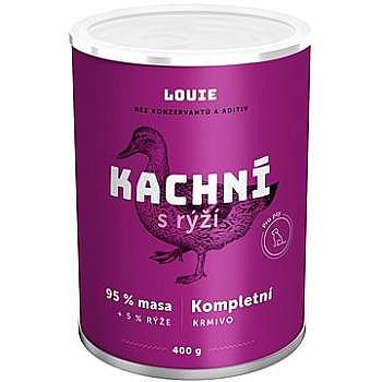 Konzerva LOUIE kačacie s ryžou 400g pre psov